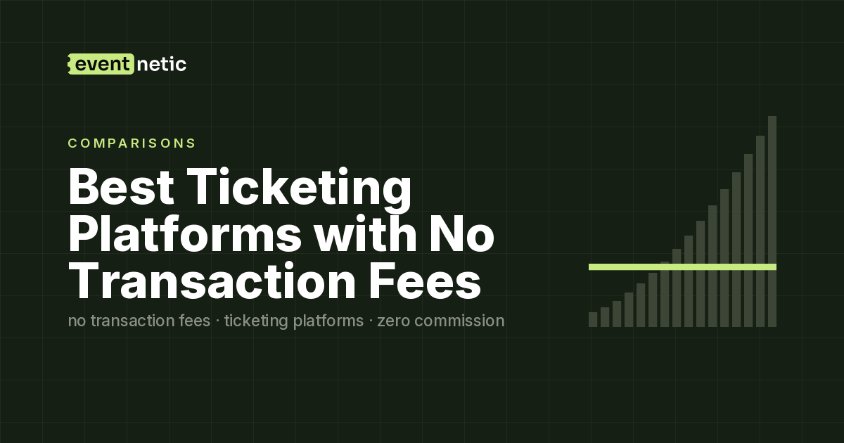 6 Best Online Ticketing Platforms with No Transaction Fees in 2026