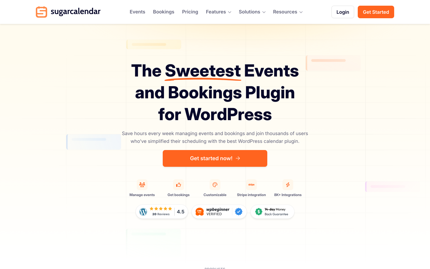 The Sugar Calendar website